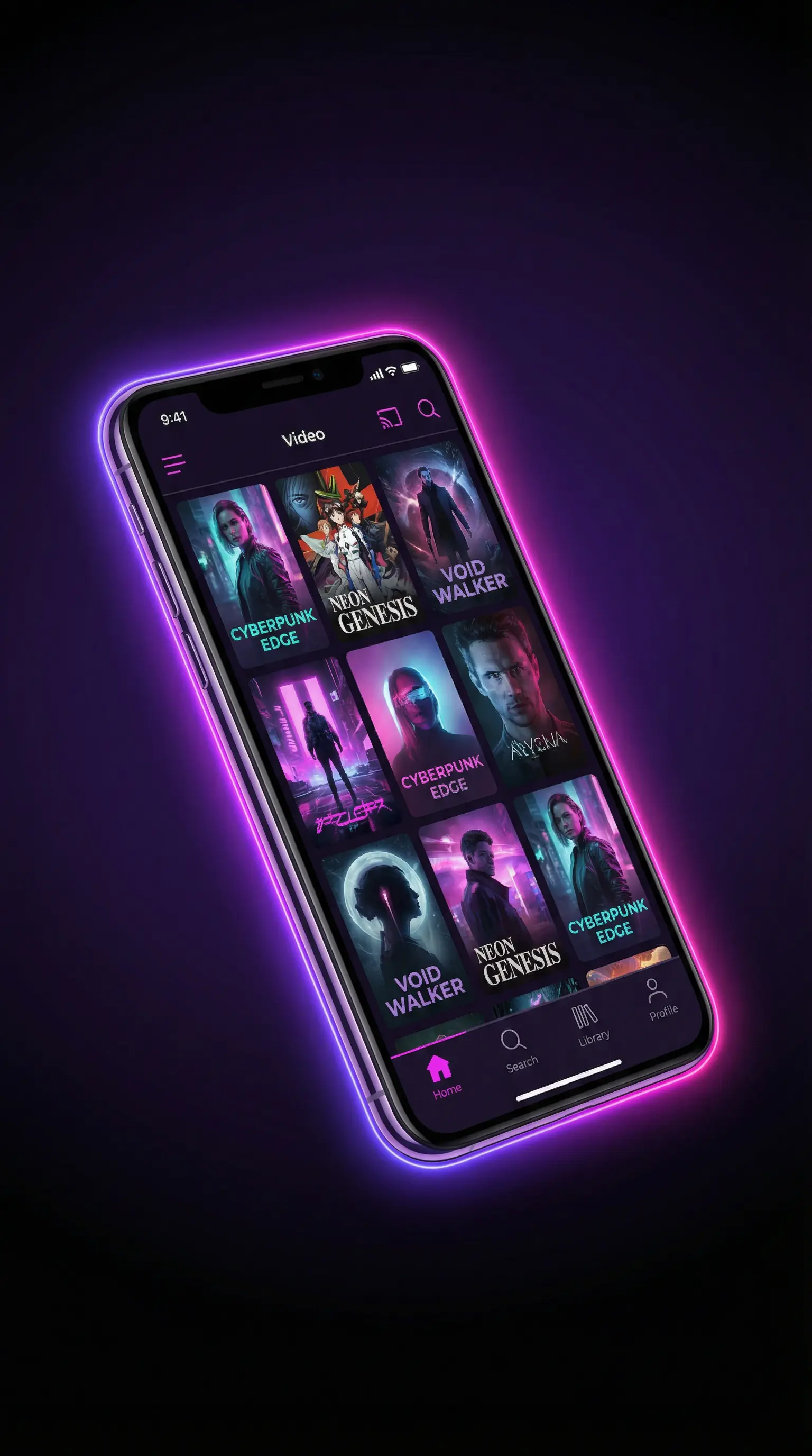 狠狠撸 APP视频客户端界面